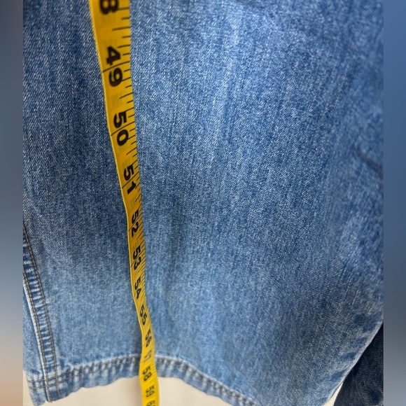 Vintage Warner Bros 1997 Looney Tunes Embroidered Blue Denim Overalls - Picture 9 of 16